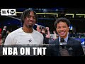 Our Oscar Pope Lift Every Voice fellow interviews Tyrese Maxey | NBA on TNT