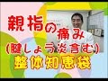 親指の痛み（腱鞘炎含む）「整体知恵袋.com」