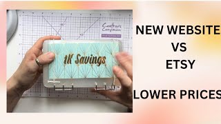 WHY IM LEAVING ETSY ! NEW PRODUCTS -NEW WEBSITE - SAVING CHALLENGES - SAVING BINDERS - CASH STUFFING