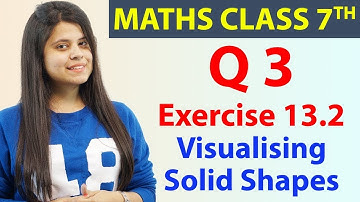 Q 3, Ex 13 2, Visualising Solid Shapes   Chapter 13, Maths Class 7th   NCERT, CBSE