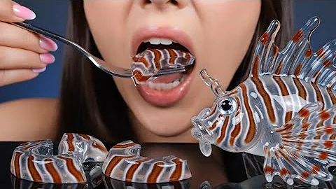 Glass Fries & Fast Food AI ASMR Eating Video  | Oddly Satisfying