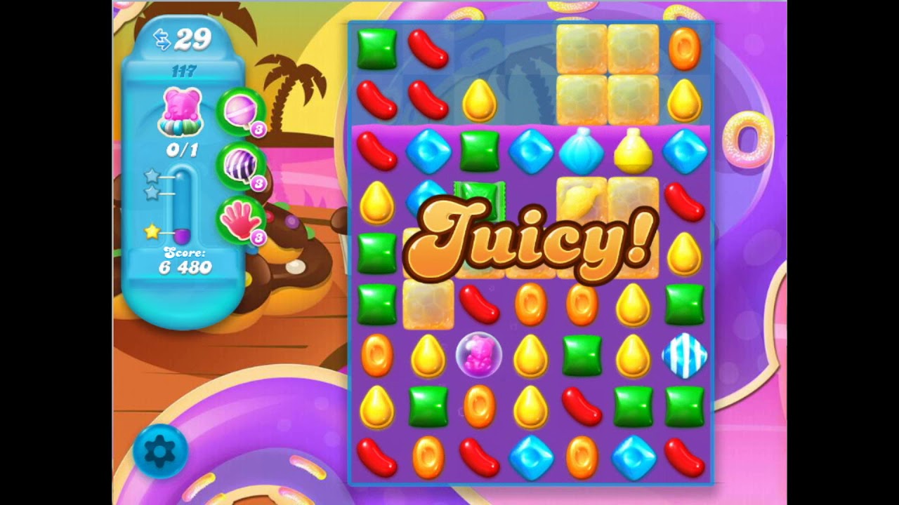 Candy Crush Soda Saga Level 117 No boosters YouTube