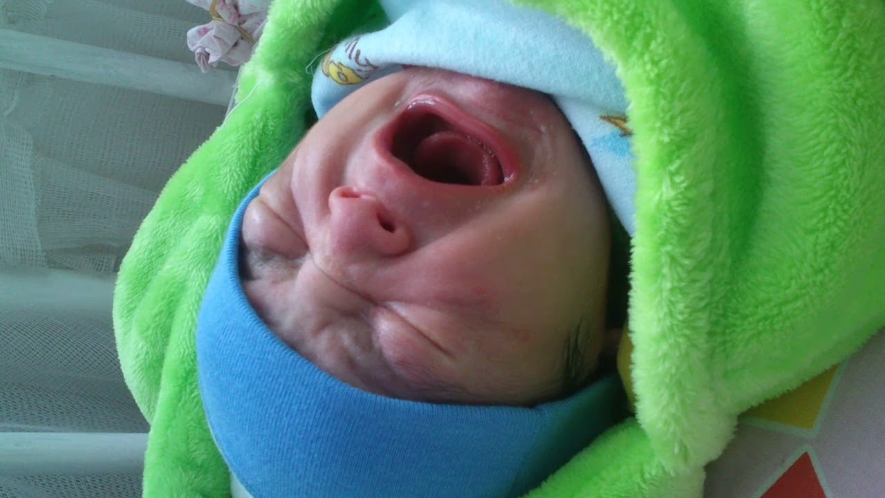 New Born Baby First crying,, so cute..!!