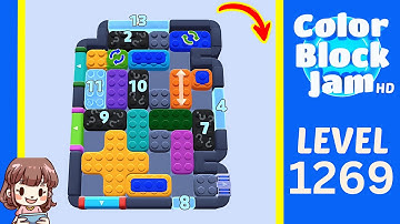 Color Block Jam Level 1269 Solution Walkthrough