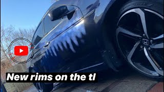 19 inch Sports rims on a TL!! 2006 Acura Tl 19 Inch Rims