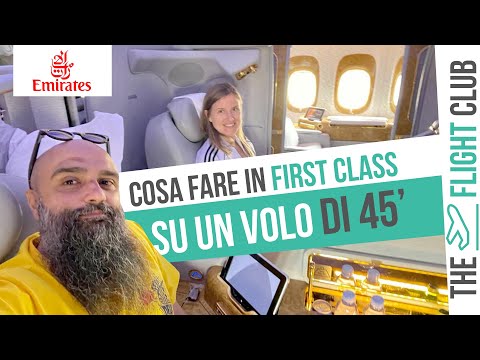 La First class più corta del mondo, ecco cosa si può fare in 45' nella suite del 777 di Emirates