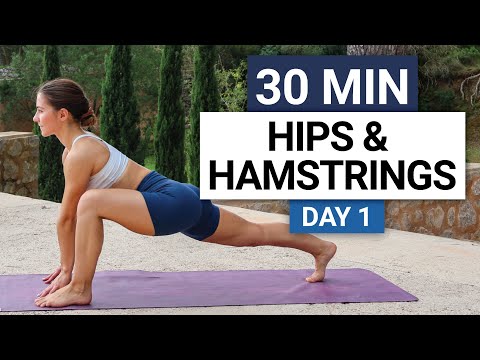 30 Min Yoga Flow | Hips & Hamstrings | Day 1 - 30 Day Yoga Challenge