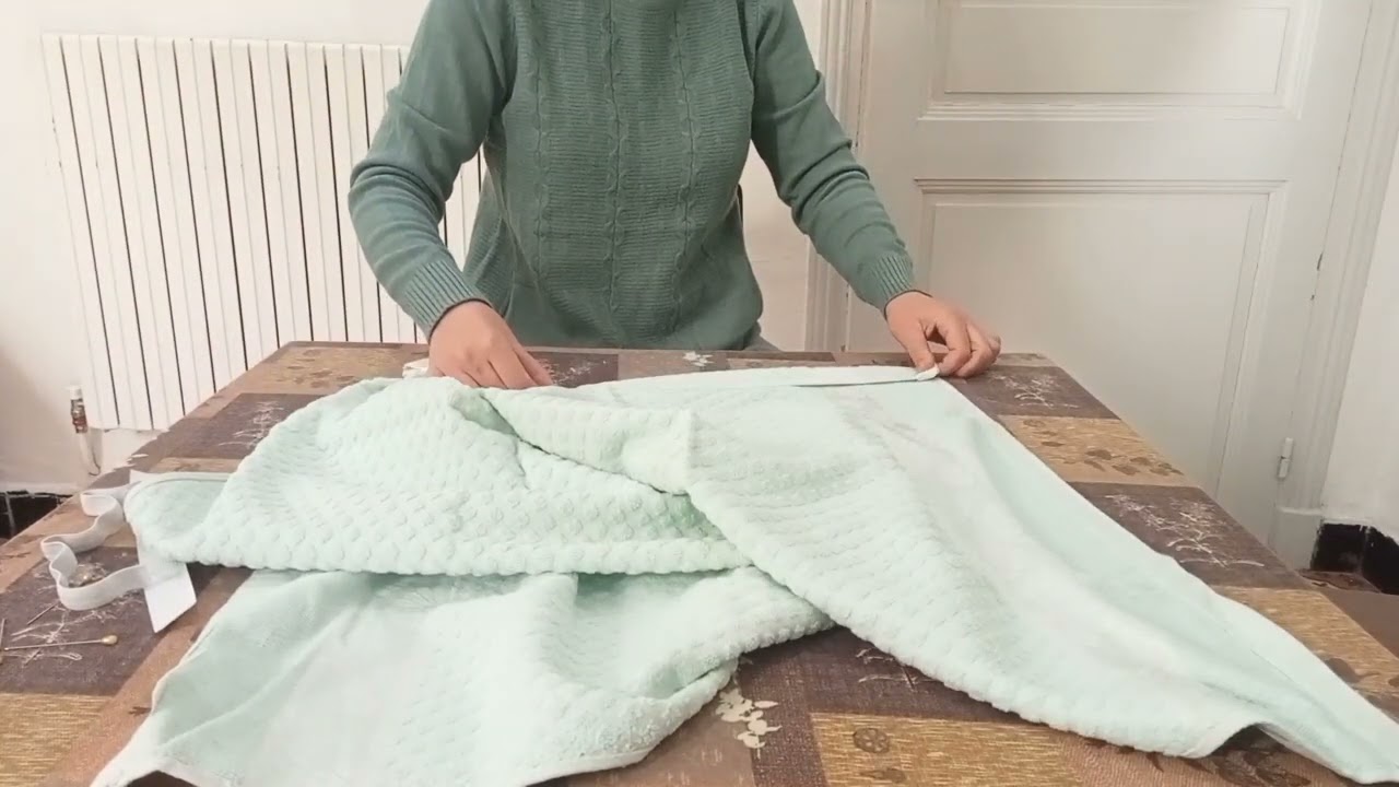 كيفية خياطة فوطة الحمام بطريقة سهلة