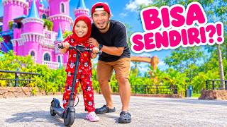 Download lagu AQILA LEARNS TO RIDE A SCOOTER WITH DAD! | a day in our life