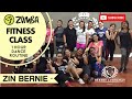 Zumba fitness  live class  1 hr  zin bernie  fusion skillz