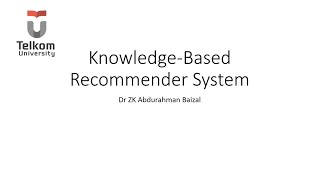Knowledge Based Recommender System TA 2021 1 Part 2