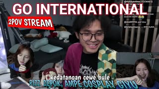 MOMENT STREAM BANG AL KEDATENGAN CEWE BULE 'DUAL POV' - @nepnep7 @diaryofelena CLIP