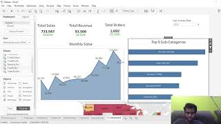 Tableau Project - Sales Dashboard from Scratch - Tableau Tutorial