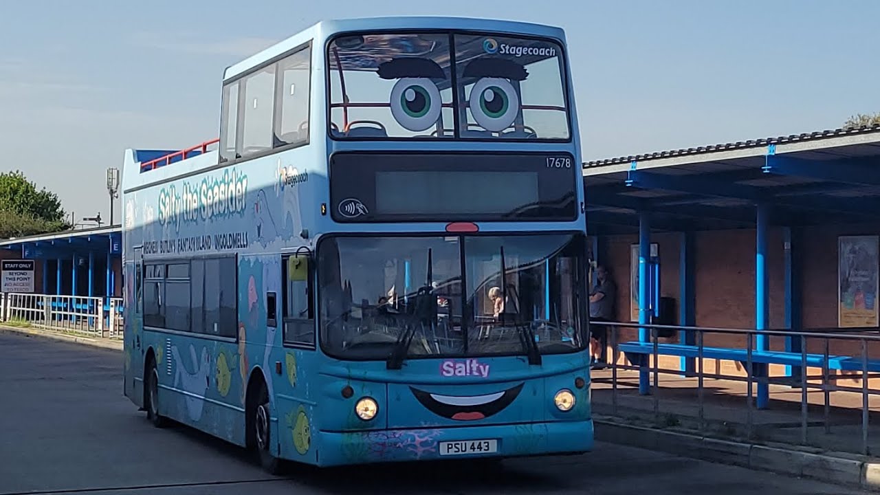 Stagecoach Skegness Salty The Seasider Alx400 Leaving Skegness On A stagecoach-skegness-salty-the-seasider-alx400-leaving-skegness-on-a