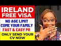 URGENT! Relocate to IRELAND in 3 WEEKS! SEND YOUR CV NOW!