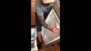 How to remove freezer drawers on Kitchen Aid refrigerator