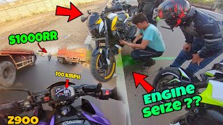 Kawasaki Z900 X BMW s1000rr ⚠️Dominar Major Problem ⛔