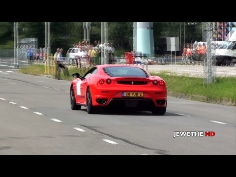 Ferrari F430 F1 W/ CAPRISTO Exhaust ACCELERATIONS! LOUD Sounds!! (1080p Full HD)