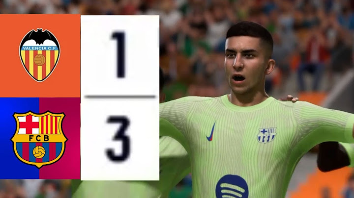 Valencia CF - FC Barcelona (1-3) | Resumen y Goles | LALIGA EA Sports | FC25 (PS4)