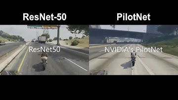 Self-driving AI bot in GTA-5 (ResNet-50 VS NVIDIA