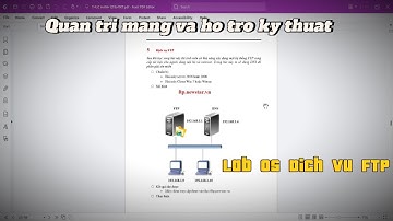 QTM Windows - Bài 5 Dịch vụ FTP Server - File Transfer Protocol server Windows Server 2019