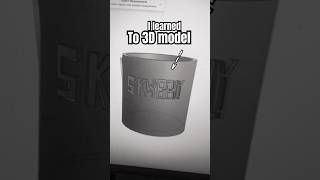 I learned how to 3D model #art