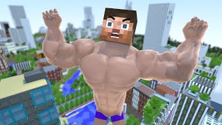 The minecraft life | Mad Muscular Titan | VERY FUNNY STORY 😂 | Minecraft animation