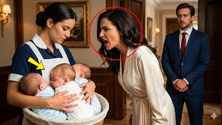 Ein millionenschwerer Witwer versteckte sich, um zu sehen, wie seine Freundin seine Drillinge ...