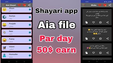 How to make Professional Shayari app in Kodular | Shayari app aia, #shayariappaia | Tech Energy