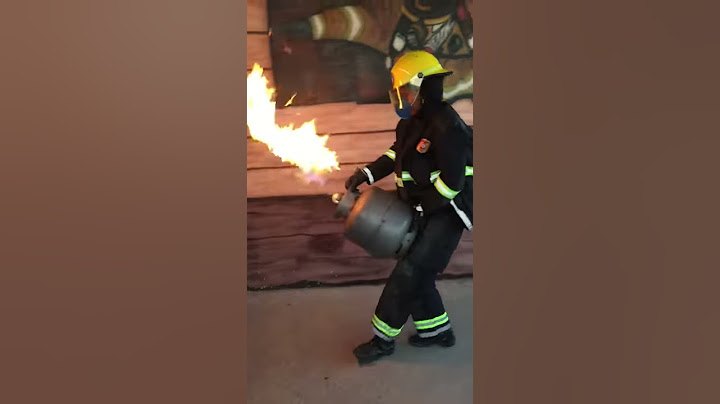 Cuidados com botijão de gás, retirada de glp em chamas. Bombeiro Civil