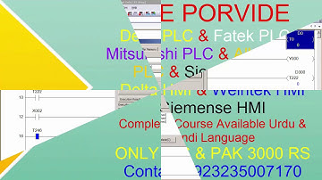 WHY USE MITSUBISHI PLC TIMER WITH DATA REGISTER IN PLC SPECIAL VIDEO URDU HINDI LECTURE 14