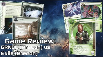 Netrunner Reboot | Game Review: Precon GRNDL vs Precon Exile