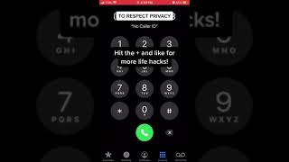 FINDING A NO CALLER ID NUMBER #shorts