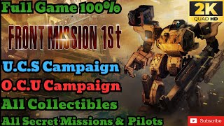 Front Mission 1st Remake Full Game Longplay U.C.S & O.C.U Campaigns All Collectibles (UHD) 60FPS screenshot 1