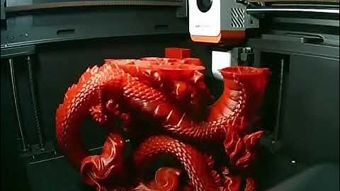 @ANYCUBIC3D Kobra S1 Combo Timelapse - Azure Cloud Dragon, featuring music