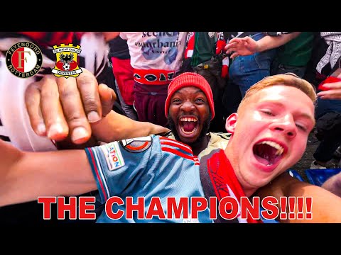 AMERICAN FAN EXPERIENCES FEYENOORD WINNING THE DUTCH LEAGUE TITLE!!