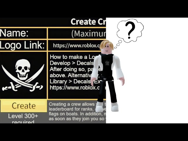 How to Create crew to blox piece 