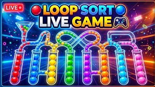 🔴 LIVE | Loop Sort Game 🎯🧩 | Can You Beat My Score 😍