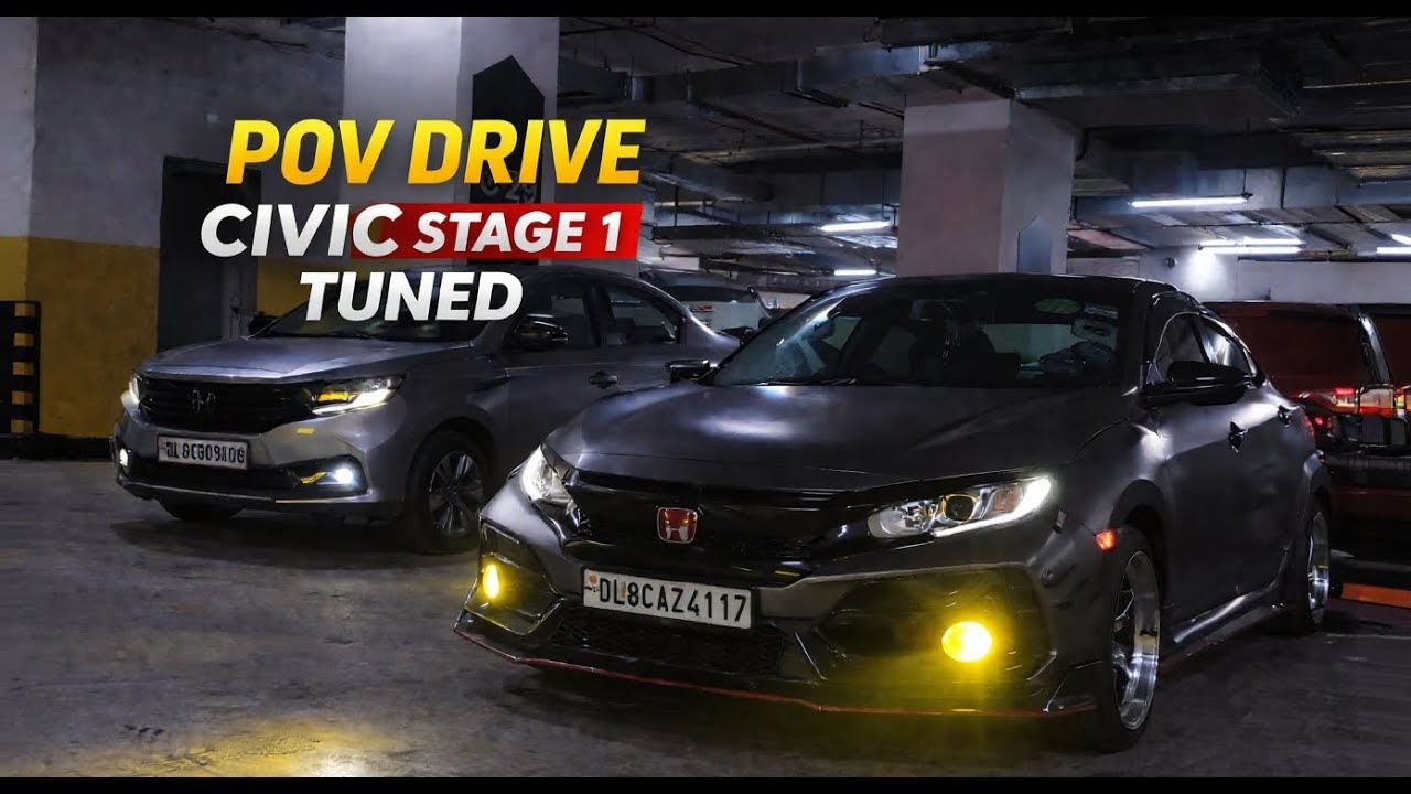 Stage 1 Honda Civic POV Drive | 160 BHP, 300 Nm | Type R Kit & Exhaust