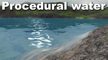 Real time procedural water demo