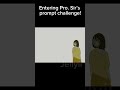 ENTERING PROF.SIR’S CHALLENGE!  @prof.sir art#challenge#shorts