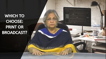 Print or Broadcast Journalism? | Carol  Andrade | SPICE Diploma in Journalism
