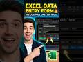 Excel Data Entry Made Easy ⚡ Beginner Friendly #excel  #dataentry #dataskills #excelbangla