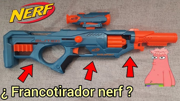 NERF Elite Eaglepoint RD-8 Blaster From Hasbro Review!, 59% OFF