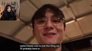 Valkyrae react To Michael Reeves "A Robot Teaches Me Boxing"