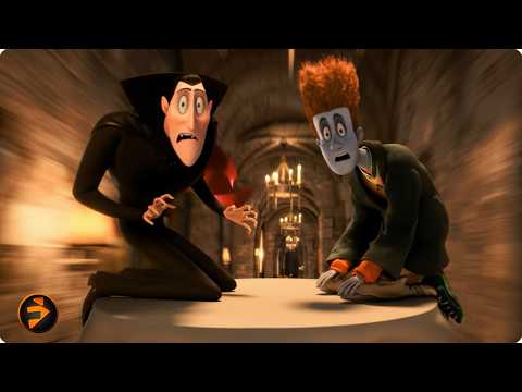 Drac & Johnny Go Full Chaos Mode | Flying Tables Scene | Hotel Transylvania