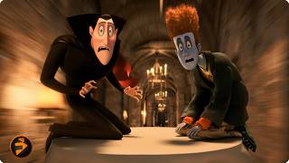 Drac & Johnny Go Full Chaos Mode | Flying Tables Scene | Hotel Transylvania