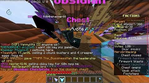 Opening Obi Key  In Herobrine.org Hades Faction