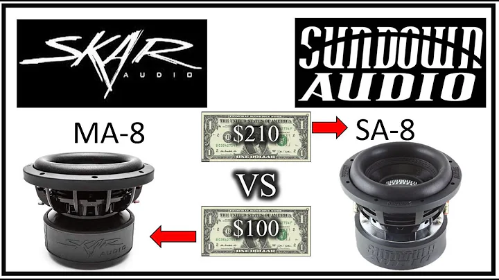 Sundown Audio vs Skar Audio | 1000 Watt Open Air Tests | SA-8 vs Skar MA-8