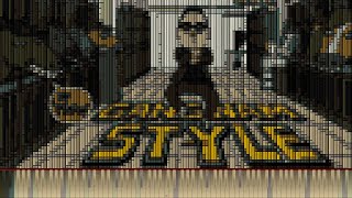Gangnam Style but the audio is MIDI